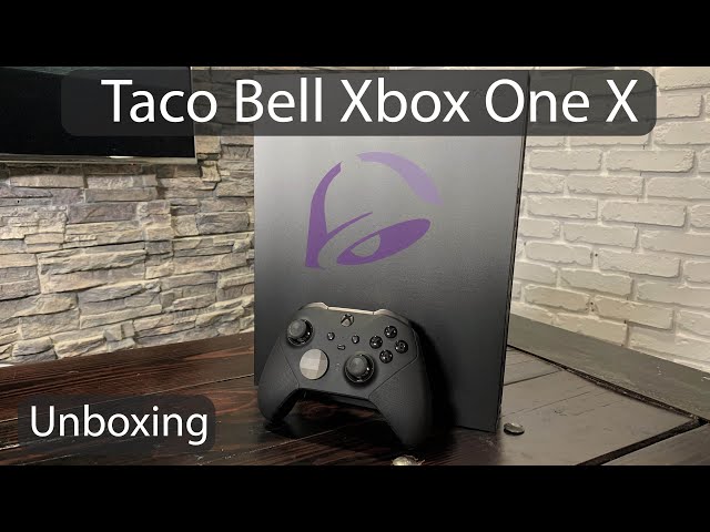 Unboxing: Taco Bell Xbox One X