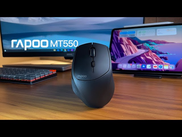 Rapoo MT550 multi-device mouse for iPad and Windows at the same time!