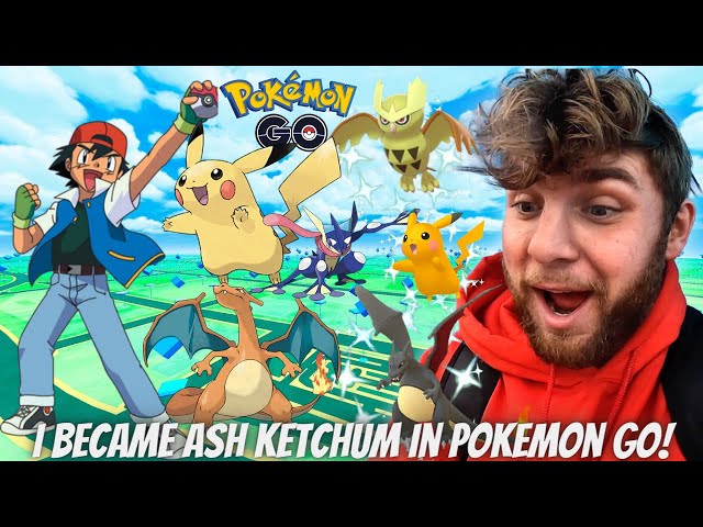 I Became ASH KETCHUM For A Day In Pokemon Go!