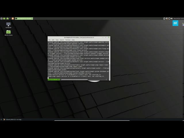 How to re-enable Snaps in Linux Mint 20