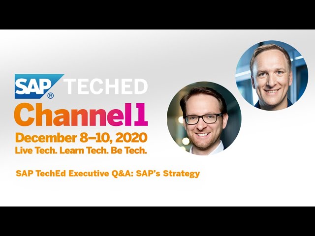 SAP TechEd Executive Q&A: SAP’s Strategy
