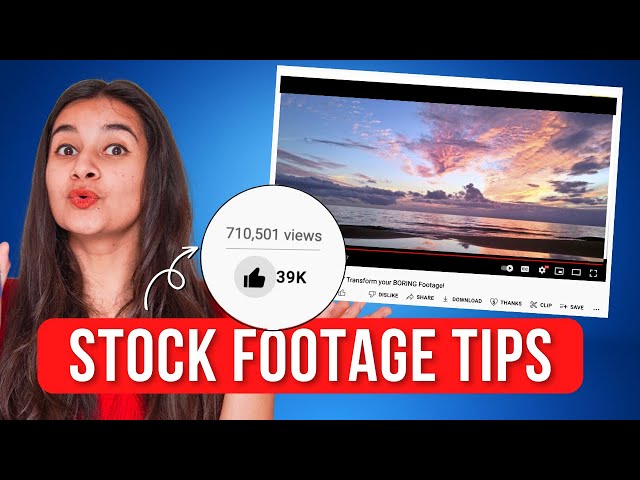How to use stock footage to get more views on YouTube