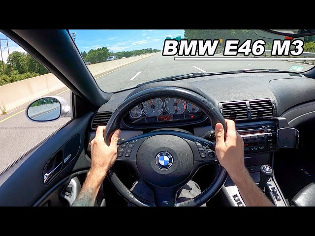 BMW E46 M3 Manual - The 8,000 RPM German Icon You Need To Drive (POV Binaural Audio)