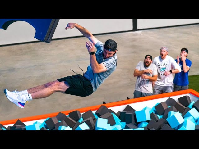 Giant Foam Pit | Dude Perfect