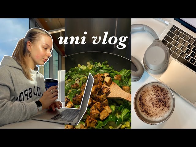 productive uni diaries | 48 hour exam, my current go-to recipes & pilates🧘‍♀️ ad