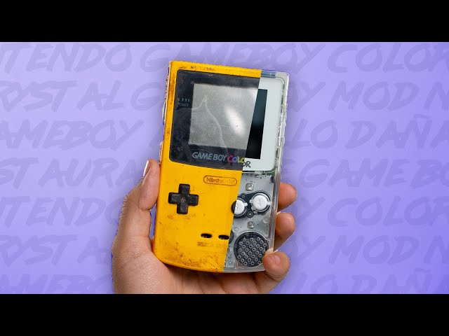 TUNEANDO una Game Boy Color DAÑADA 🤯