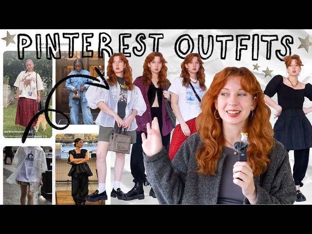 Recreating Pinterest Outfits for SPRING With Clothes I Already Own