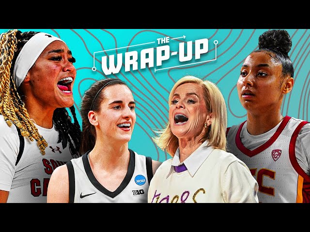 Kim Mulkey’s comments, Caitlin Clark barely advances and South Carolina’s Dominance | The Wrap Up 🏀