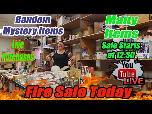 Live Fire Sale Over 100 different items - Buy direct from me.
