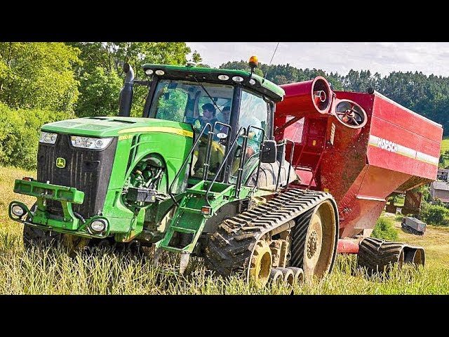 BIGGEST CLAAS combines  | John Deere 8360 RT tractors | oilseed rape harvest