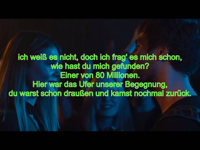 80 Millionen - Max Giesinger Orginal Lyrics