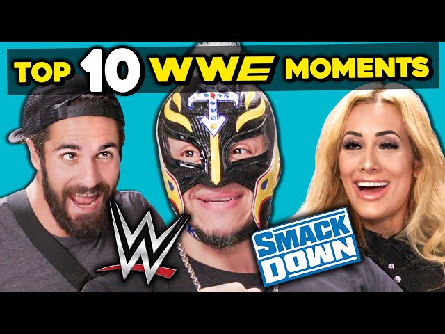 WWE Superstars React To Top 10 WWE Smackdown Moments Of All Time