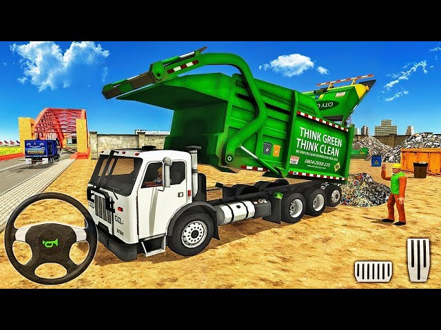 Truck Tronton Panjang Angkut Sampah Kota - Mobil Balap Truck Simulator Android Gameplay