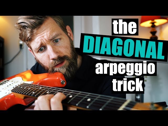 My approach to arpeggios | The 'diagonal' trick!