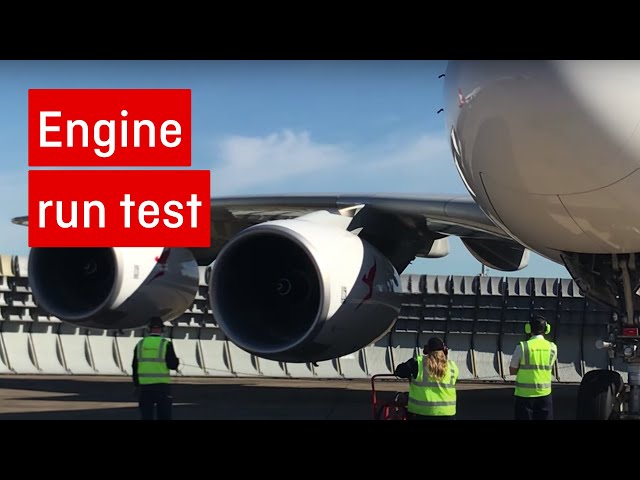 Qantas: Engine Run Test