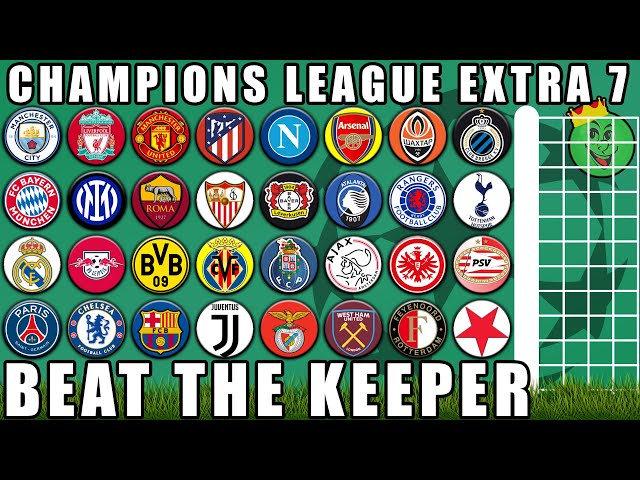 Champions League Extra 7 - Beat The Keeper Marble Race / Marble Race King
