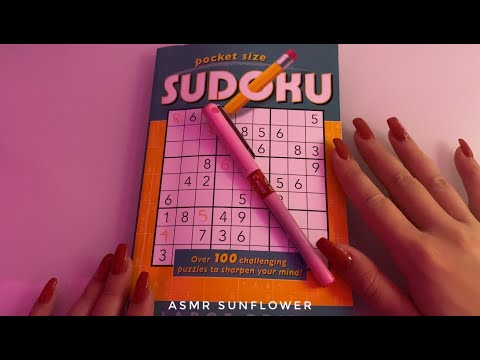 ASMR - sudoku puzzle and whispering