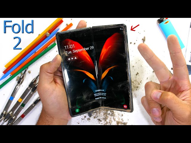 Samsung Z Fold 2 Durability Test! - Does 2 STILL Scratch at 2?!
