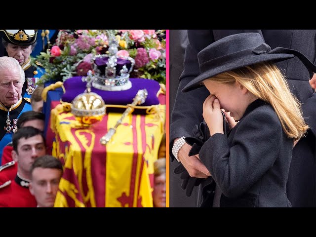 Princess Charlotte Cries at Queen Elizabeth's Funeral