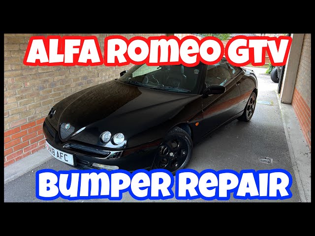 Alfa Romeo GTV twin spark bumper repair