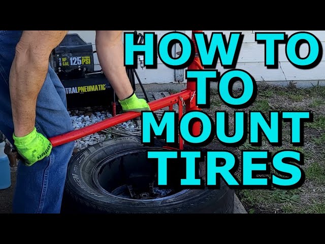 How To Mount Tires On A Car Rim