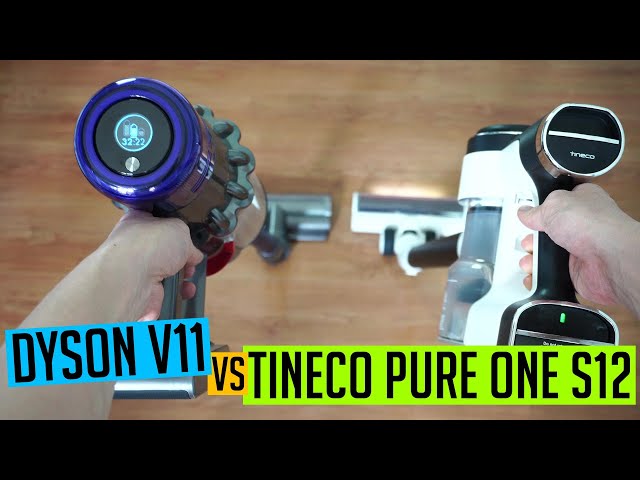 Tineco Pure One S12 vs. Dyson V11: Battle Of The High End Stick Vacuums