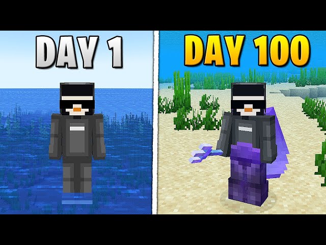 I Survived 100 Days Of Hardcore Minecraft, In An Ocean Only World #TeamSeas #JoinUs