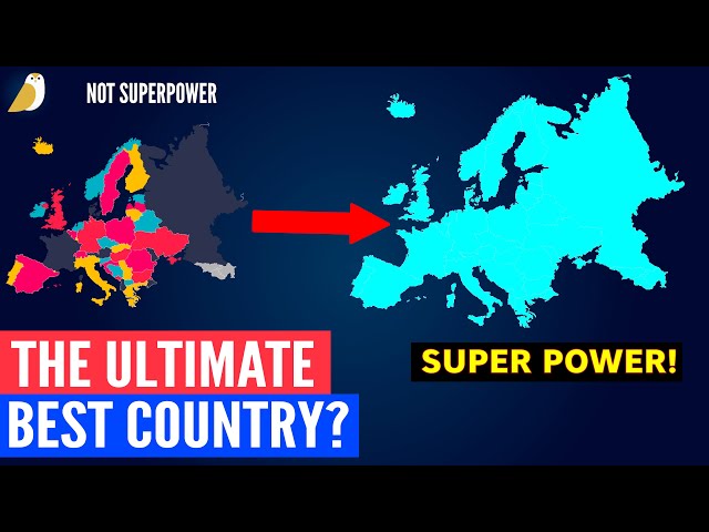 What If Whole European Continent Was Just ONE Country?