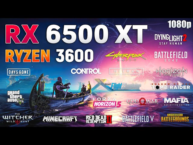 RADEON RX 6500 XT - Test in 20 Games l 1080p