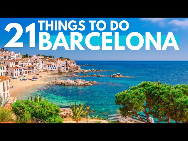 Best Things To Do in Barcelona Spain 2024 4K