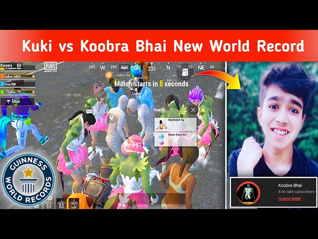 I Created A new World record with @KoobraBhaiOfficial @primekukiyt  in Pubg Mobile Lite Gameplay