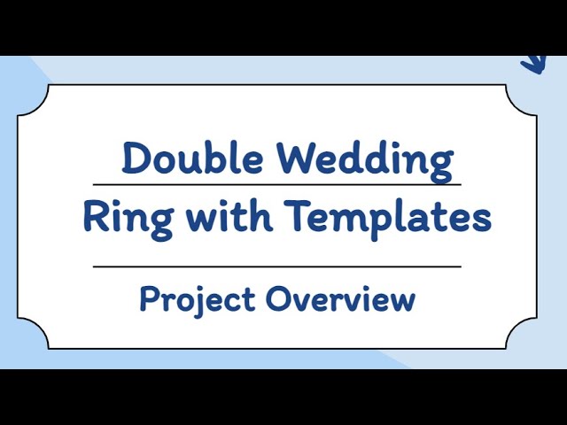 Double Wedding Ring Table Runner Project Overview (Template Method)