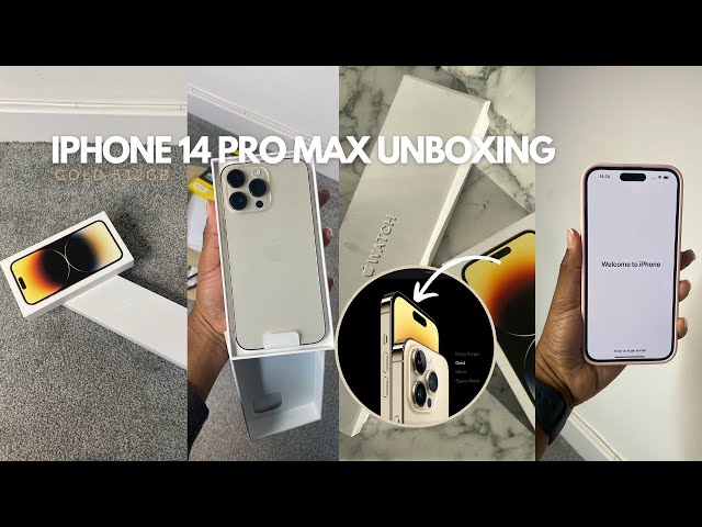 iPHONE 14 PRO MAX UNBOXING | Gold 512GB | Apple Watch Series 7 GPS 41mm Midnight UNBOXING 2022