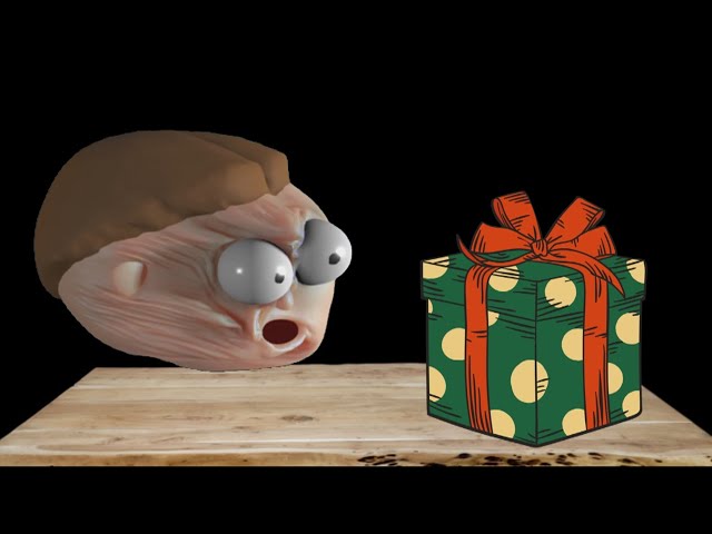 Elastic Morty gets a gift *sniff*