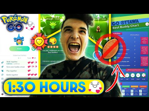 *NO POFFIN* EXCITED BUDDY in 1 & 1/2 HOURS in POKEMON GO | you can do it faster though 👀