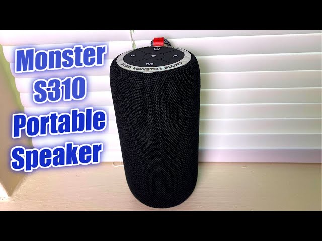 Monster Superstar 310 Portable Bluetooth Speaker! Bass Heavy!