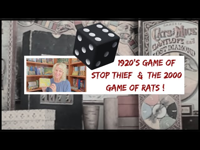 Similar Games - Decades Apart: The 1920's Game of Stop Thief and RATS! of 2000 #boardgames