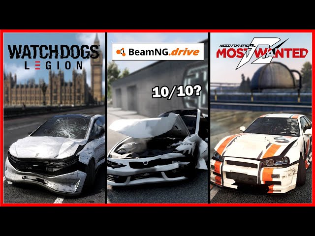 Ranking the Best Car Damage in 22 Open World Games