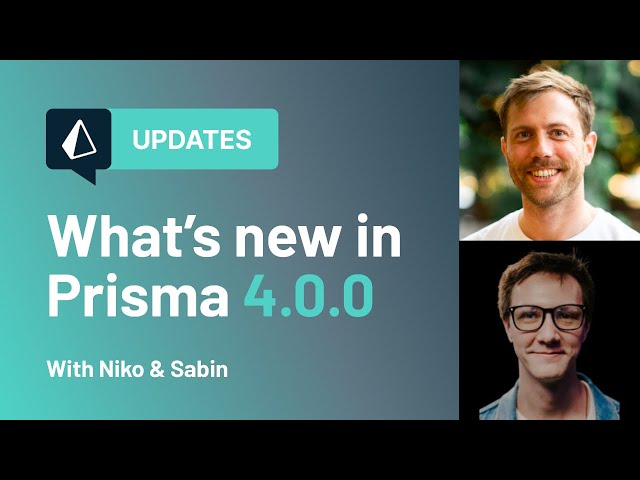 What's new in Prisma (v4.0.0)