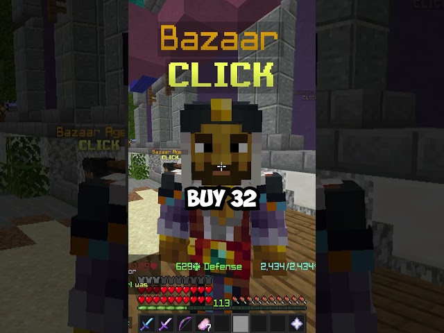 The Best Bazaar Money Making Method Flip On Hypixel Skyblock...