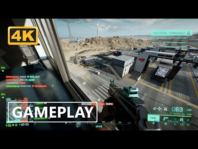 Battlefield 2042 Tactical Conquest Xbox Series X Gameplay 4K