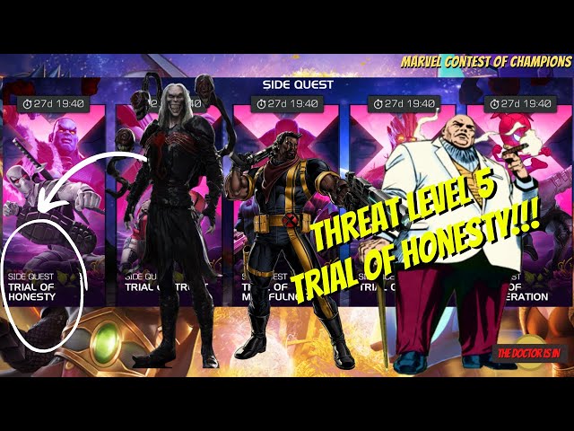 MCOC 2024 MARCH Side Quest How Does It Work? What Rewards? and Trial of Honesty TL5!!!
