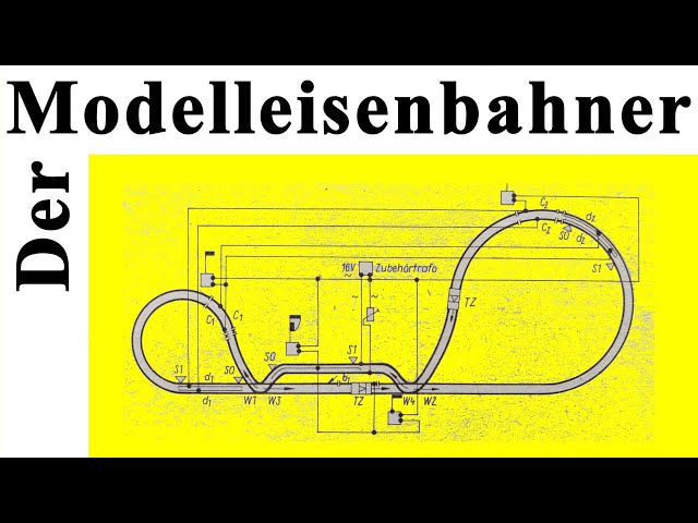 Gleisplan mit Wendeschleifen aber ohne Schnickschnack  -  Der Modelleisenbahner 02/1982