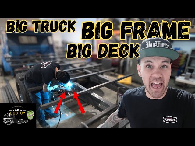 CHASSIS MIG WELDING Frame Extension & RAMP DECK BUILD COE CAR HAULER Tow Truck