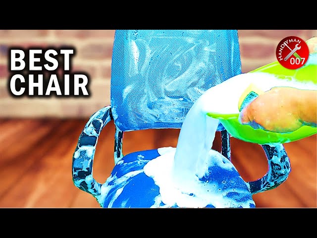 Cleaning Mesh Office Chair Seat EASY! | How to Clean Computer Chair