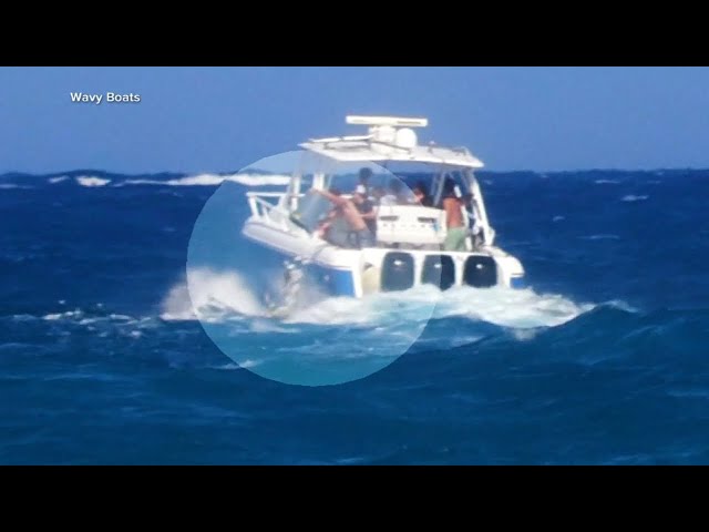 Florida authorities look to identify group on boat seen in viral video dumping trash in the ocean
