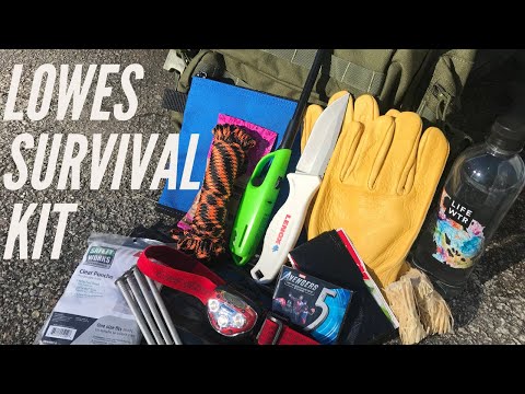 Survival Kit From Lowes? Yup! Prepare For An Emergency While Hiking, Hunting - Share Your Thoughts
