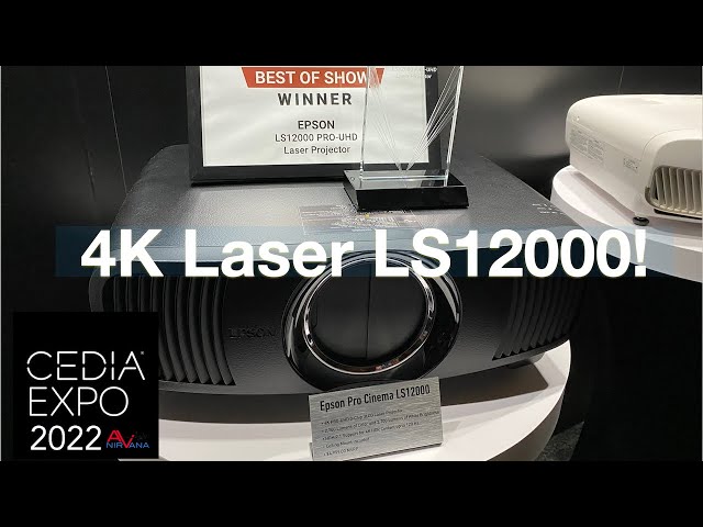 Epson's LS12000 4K Projector and EpiqVision Ultra LS800 Short Throw Rocked CEDIA 2022!