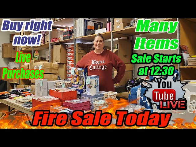 Fire Sale Today At 12:30 Cst Health and beauty, toys clothing and more! Buy direct from me!