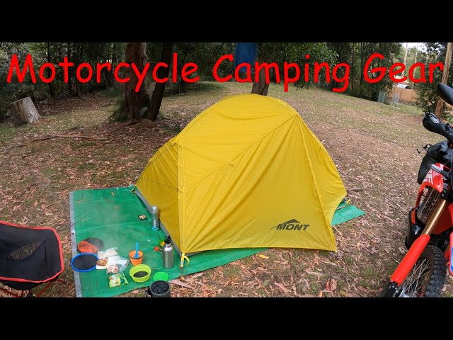 CRF300 Rally - Motorcycle Camping Gear I take